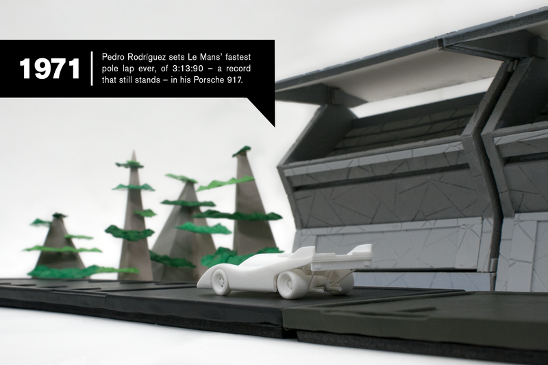 Illustration for article titled Feast Your Eyes on This Scale Model of Le Mans, Handcrafted Entirely Out of Leather